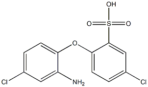 4,4'-dichloro-2-aminodiphenyl ether-2'-sulfonic acid 구조식 이미지