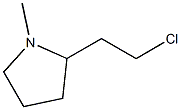 N-methyl-2-(2-chloroethyl)pyrrolidine 구조식 이미지