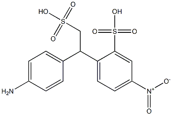 4-Nitro-4'-aminodiphenylethylene-2,2'-disulfonic acid Structure