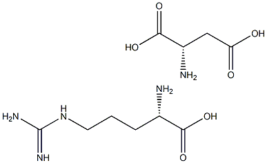 L-arginine-L-aspartate 구조식 이미지