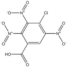 4-chloro-trinitrobenzoic acid Structure