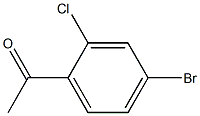 2'-chloro-4'-bromoacetophenone 구조식 이미지