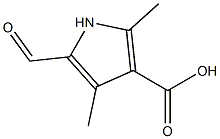 2,4-dimethylpyrrole-3-carboxylic acid-5-formaldehyde Structure