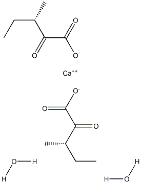 2-keto isoleucine calcium dihydrate 구조식 이미지