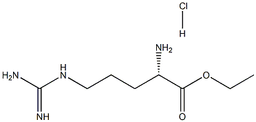 Arginine ethyl ester hydrochloride Structure