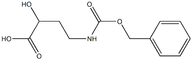4-benzyloxycarbonylamino-2-hydroxybutyric acid 구조식 이미지