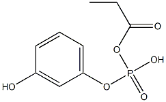 3-hydroxyphenylphosphoryl propionic acid Structure