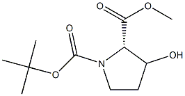BOC-hydroxyproline-methyl ester 구조식 이미지