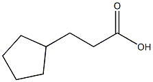 3-cyclopentylpropionic acid Structure