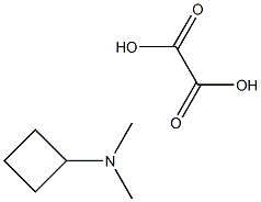 Trans-dimethylaminocyclobutane oxalate 구조식 이미지