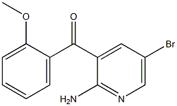2-amino-3-(2-methoxybenzoyl)-5-bromopyridine Structure