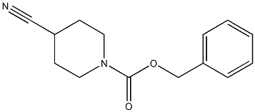 N-CBZ-4-cyanopiperidine Structure