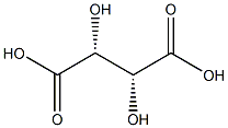 (2R,3R)-2,3-dihydroxysuccinic acid 구조식 이미지