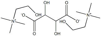 Dihydrocholine tartrate Structure