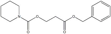 3-S-CBZ-ethyl piperidinecarboxylate Structure