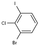 2-chloro-3-iodobromobenzene Structure