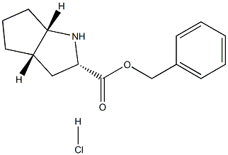 (S,S,S)-2-azabicyclo[3,3,0]octane-3-carboxylic acid benzyl ester hydrochloride 구조식 이미지