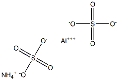 Aluminium ammonium sulfate,anhydrous Structure