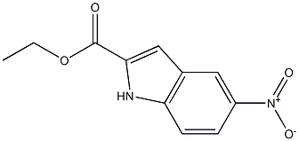 5-nitroindole-2-carboxylic acid ethyl ester 구조식 이미지