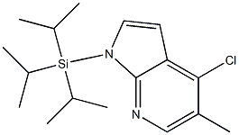4-CHLORO-5-METHYL-1-(TRIISOPROPYLSILYL)-1H-PYRROLO[2,3-B]PYRIDINE Structure