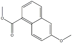 METHYL6-METHOXY-1-NAPHTHOATE 구조식 이미지