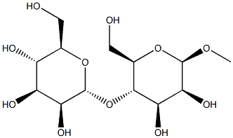 Methyl4-O-(a-D-mannopyranosyl)-b-D-mannopyranoside Structure