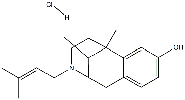 PENTAZOCINEHYDROCHLORIDE,1.0MG/ML(FREEBASE)INMETHANOL 구조식 이미지