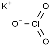 POTASSIUMCHLORATE,CRYSTAL,REAGENT,ACS 구조식 이미지