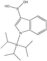 1-triisopropylsilyl-3-indolylboronic acid Structure