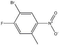 3-fluoro-4-bromo-6-nitrotoluene 구조식 이미지