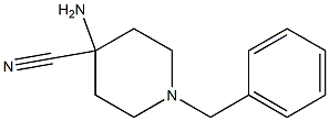 1-Benzyl-4-cyano-4-piperidinamine 구조식 이미지