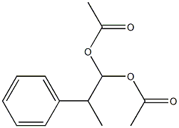 2-Phenyl-propane-1,1-diol diacetate Structure