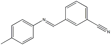 3-(p-Tolylimino-methyl)-benzonitrile 구조식 이미지