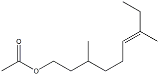 3,7-Dimethyl-6-nonen-1-ol acetate Structure