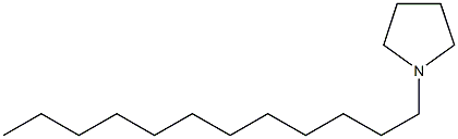 N-dodecylpyrrolidine 구조식 이미지