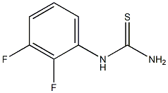 1-(2,3-Difluorophenyl)-2-thiourea 97% 구조식 이미지