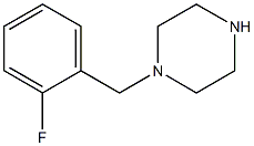 1-(2-Fluorobenzyl)piperazine 97% 구조식 이미지