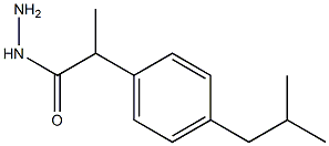 2-[4-(Isobutyl)phenyl]propionyl hydrazide 95% 구조식 이미지