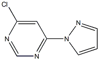 4-Chloro-6-(1H-pyrazol-1-yl)pyrimidine 98% 구조식 이미지