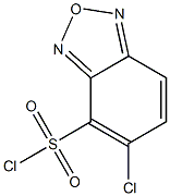 5-Chloro-2,1,3-benzoxadiazole-4-sulphonyl chloride 97% Structure