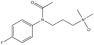 3-(N-(4-FLUOROPHENYL)ACETAMIDO)-N,N-DIMETHYLPROPAN-1-AMINE OXIDE Structure