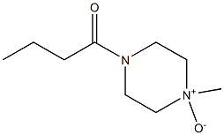 4-BUTYRYL-1- METHYLPIPERAZINE 1-OXIDE 구조식 이미지