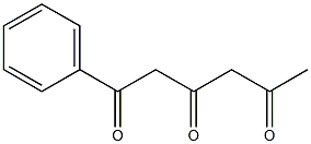 benzoylacetylacetone 구조식 이미지