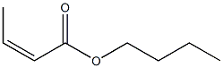 butyl cis-2-butenoate Structure
