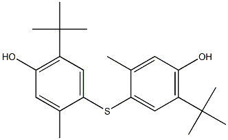 di(2-methyl-4-hydroxy-5-tert-butylphenyl) sulfide Structure