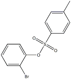o-bromophenyl p-toluene sulfonate 구조식 이미지