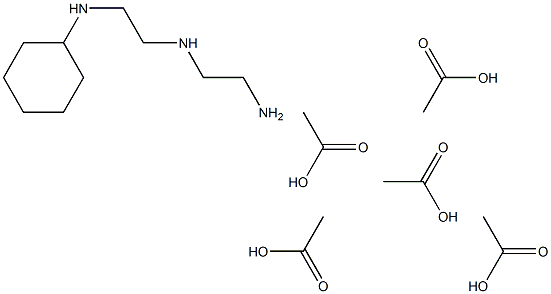 cyclohexyldiethylenetriamine pentaacetic acid Structure