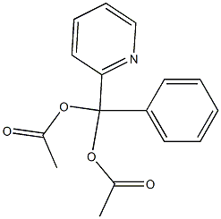 diacetoxy-phenyl-pyridyl-methane Structure