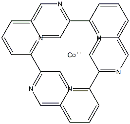 tris(2,2'-bipyridyl)cobalt(II) Structure