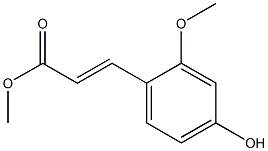 methyl-3-(4-hydroxy-2-methoxyphenyl)propenoate Structure